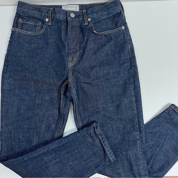 EVERLANE High Rise Ankle Cropped Jean 28 Medium Wash Like New! - Picture 3 of 7